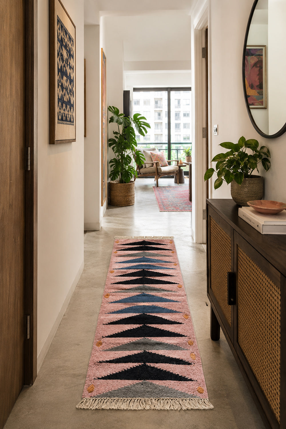 PARCA COTTON WOOL RUG 2X5 FT